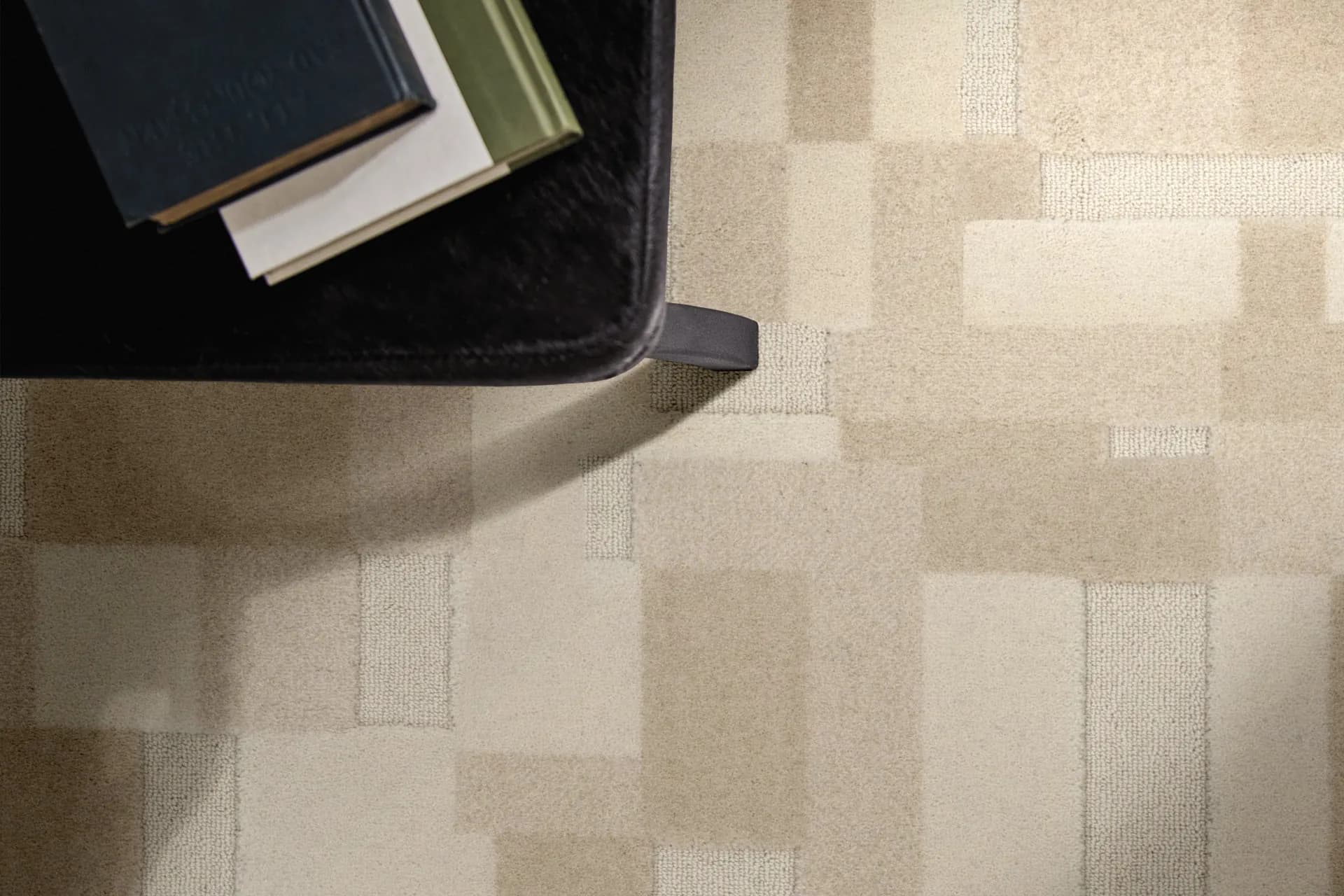 Anderson Tuftex Mixtura carpet in Travertine shown in a bright room