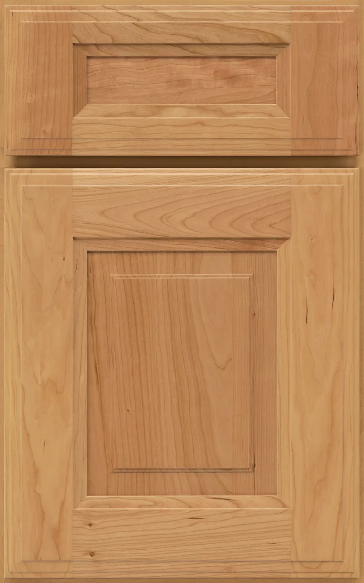 Medallion Calistoga raised panel cabinet door in natural cherry