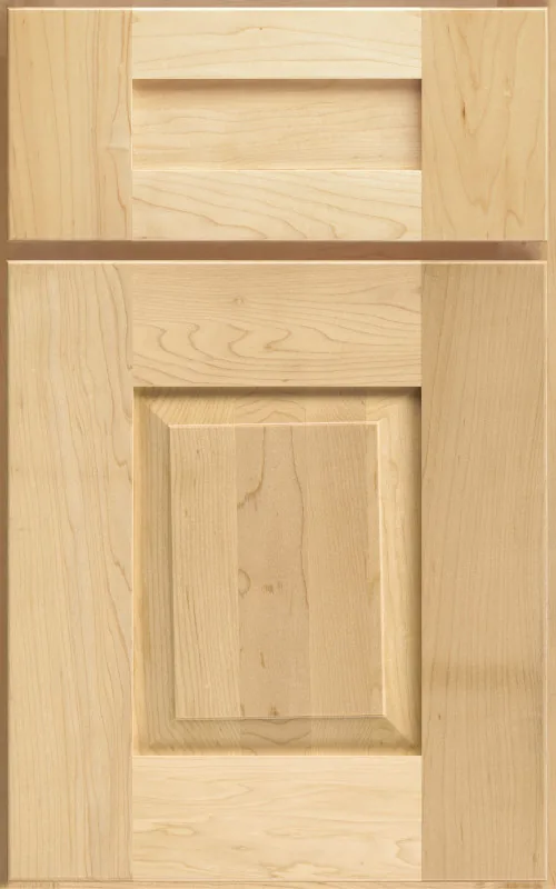 Medallion Sonoma Raised Panel cabinet door face in natural maple, a raised panel style available through our Medallion line