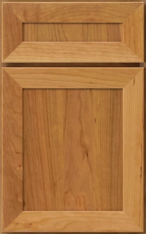 Medallion Harlan shaker style cabinet door in natural cherry