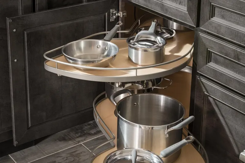 Blind Corner Base with Pull-Out Storage, from the Medallion storage line we carry