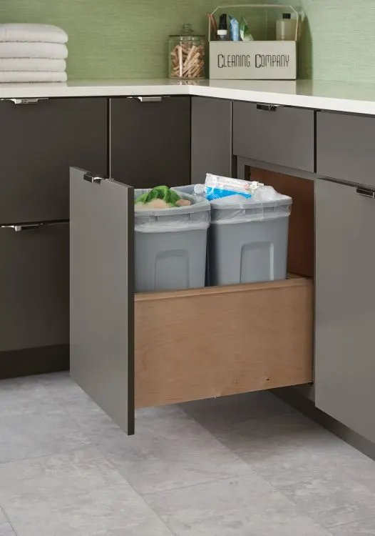 Pull-Out Waste Containers, from the Medallion storage line we carry