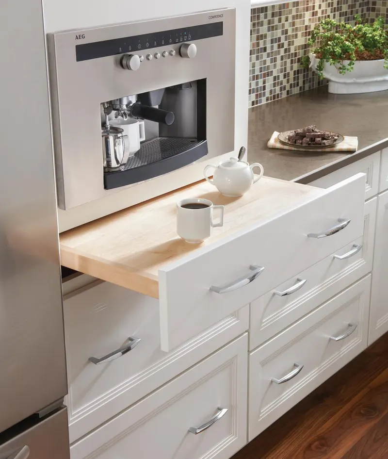 Pull-Out Work Surface, from the Medallion storage line we carry