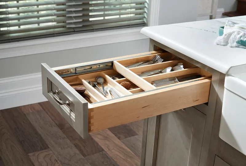 Tiered Cutlery Divider Drawer, from the Medallion storage line we carry