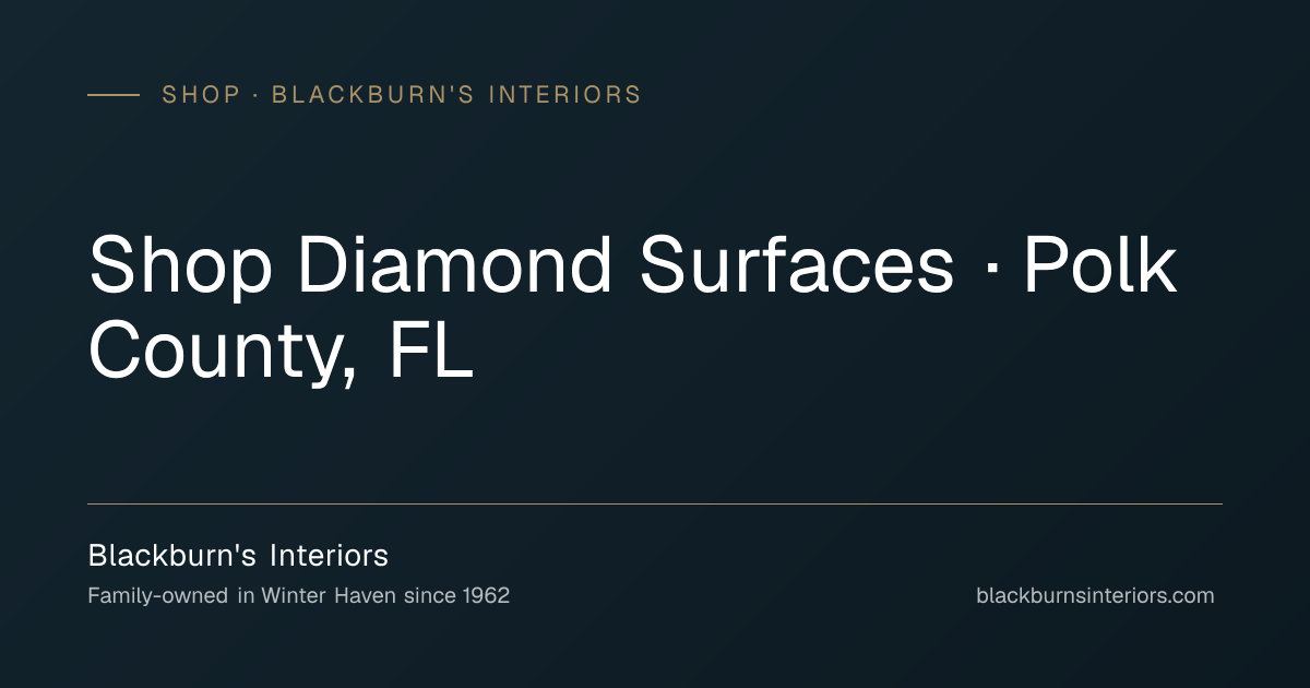 Diamond Surfaces Flooring · Blackburn's Interiors